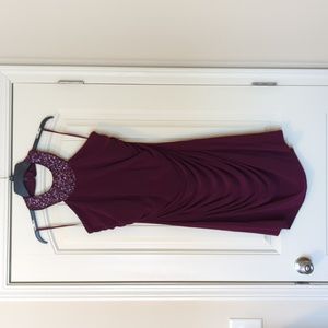Purple dress Sleeveless Sequin